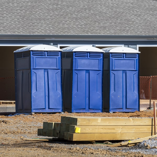 how often are the porta potties cleaned and serviced during a rental period in Wyalusing Pennsylvania